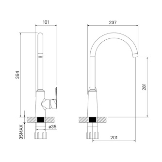 Купить Смеситель для   кухни Cloud  IDDIS CLOSB00i05 фото №6