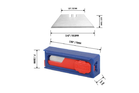 Купить Лезвия сменные трапецевидные SK5  10шт  WP213002  WORKPRO фото №4