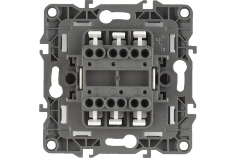 Купить Переключатель двойной 12-1106-01 10АХ-250В  Эра 12 белый  ЭРА фото №3