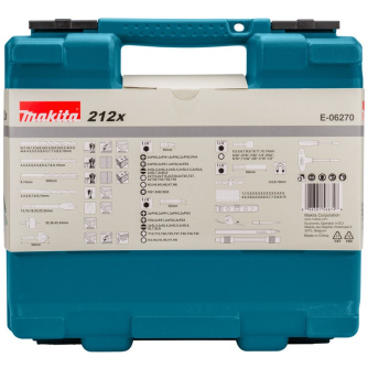 Купить Набор насадок Makita Basic 212 шт.   E-06270 фото №9