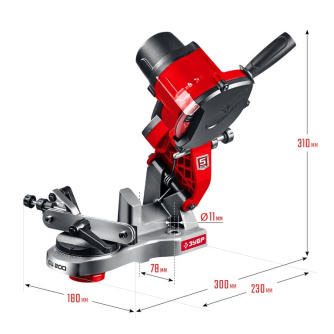 Купить ЗУБР СЦ-200 заточной станок для пильных цепей  d104 мм  90 Вт фото №3