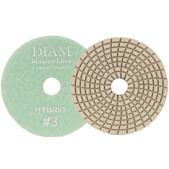 Купить Диск алмазный гибкий DIAM Master Line Hybrid 100*3 мм  #3 шлифовальный фото №1