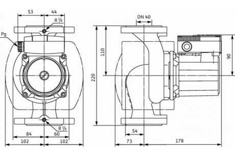 Купить Насос Wilo TOP-S 40/4 EM PN6/10 2080040 фото №2