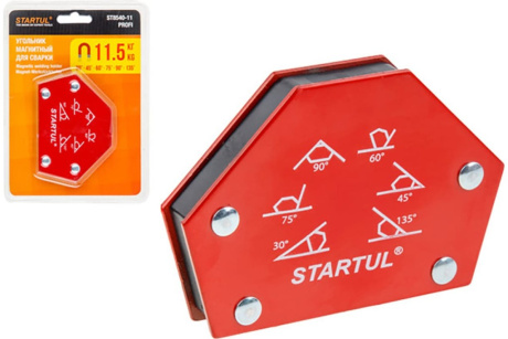 Купить Угольник магнитный для сварки 11 5кг STARTUL 8540-11 фото №2